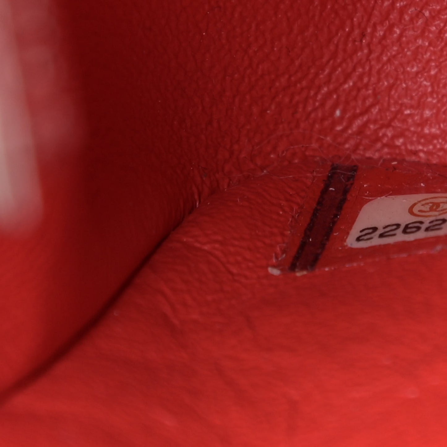Lambskin Quilted Mini Square Flap Red