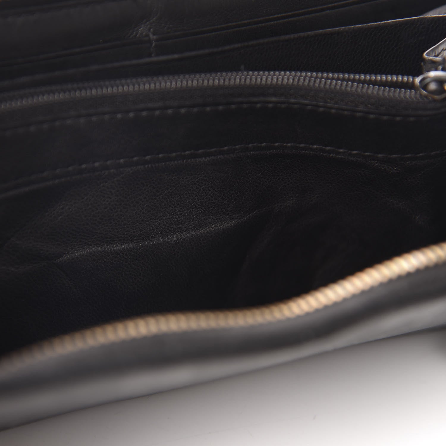 Gucci Imprime Monogram GG Pierce Zip Around Wallet Black 6 of 8