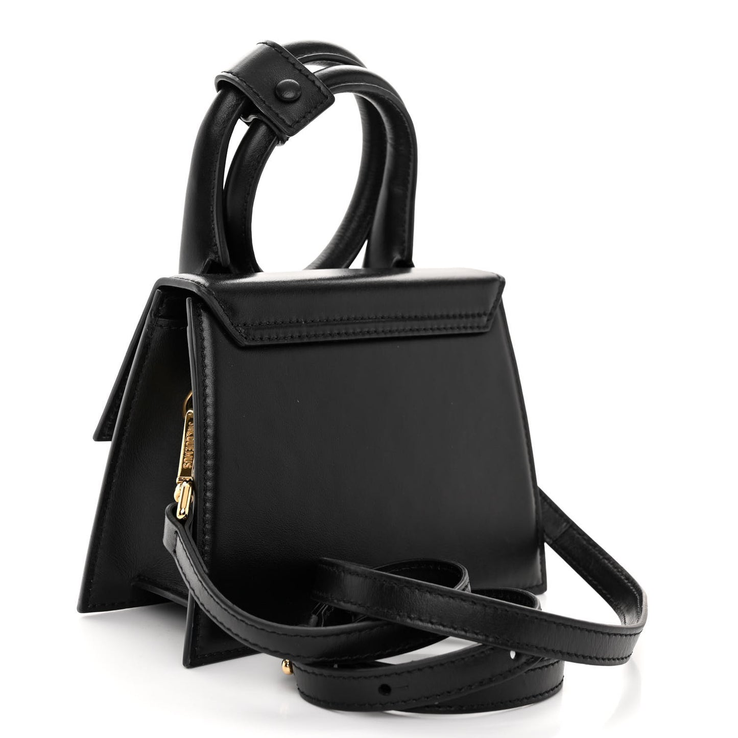 Smooth Calfskin Le Chiquito Noeud Black