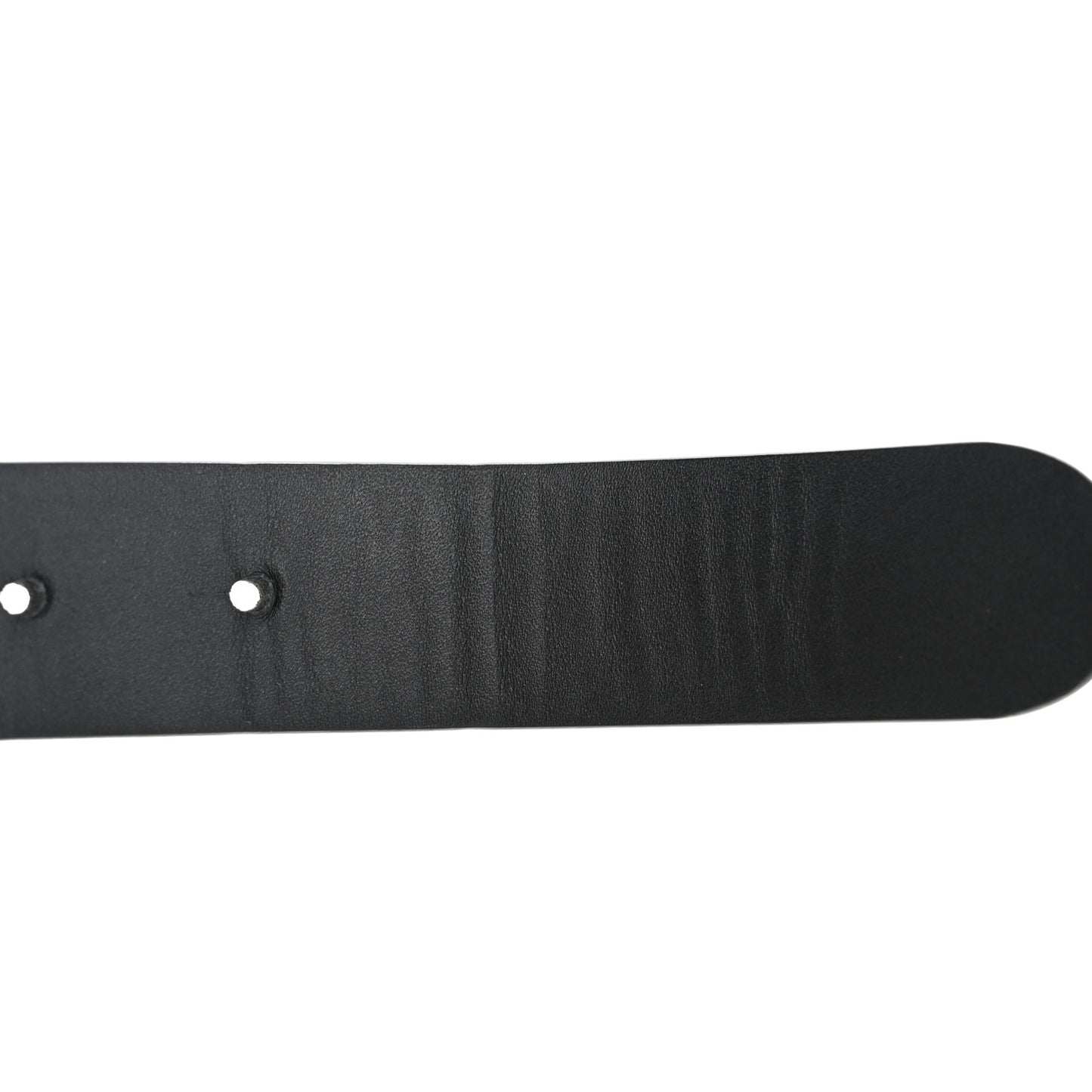 Calfskin Metal Enamel CC Belt 90 36 Black