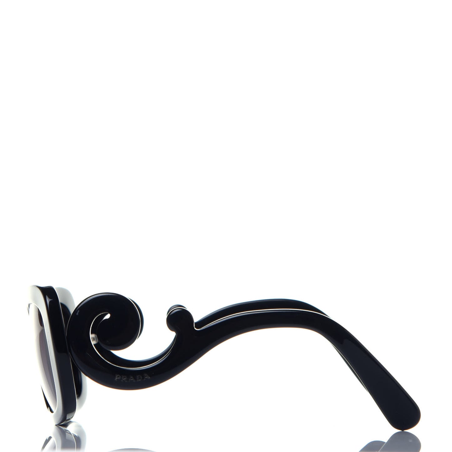 Acetate Baroque Sunglasses SPR 27O Black