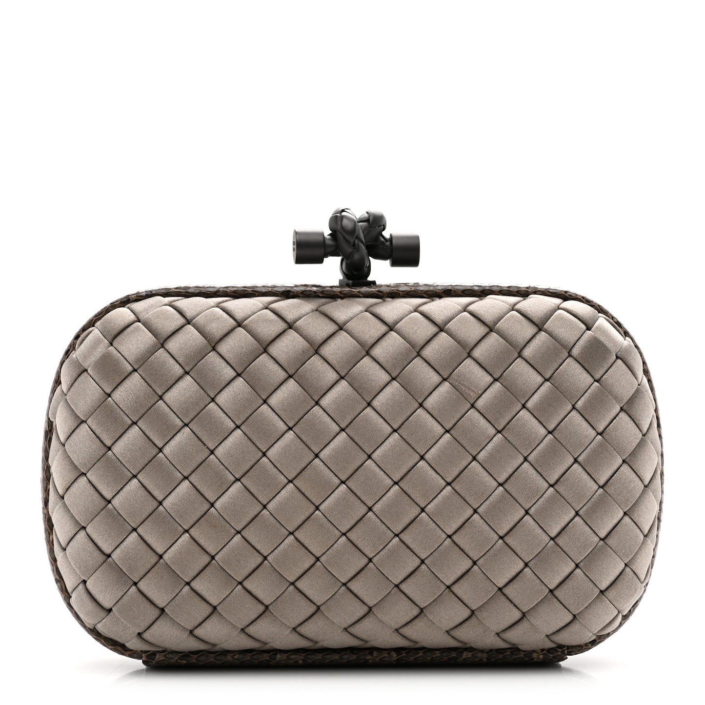 Satin Intreccio Impero Ayers Knot Taupe