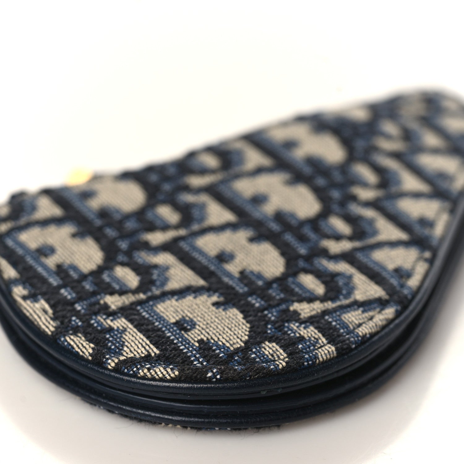 Christian Dior Oblique Saddle Coin Purse Blue 9 of 10