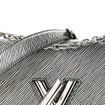Louis Vuitton Epi Twist Shoulder Bag MM Argent 8 of 13