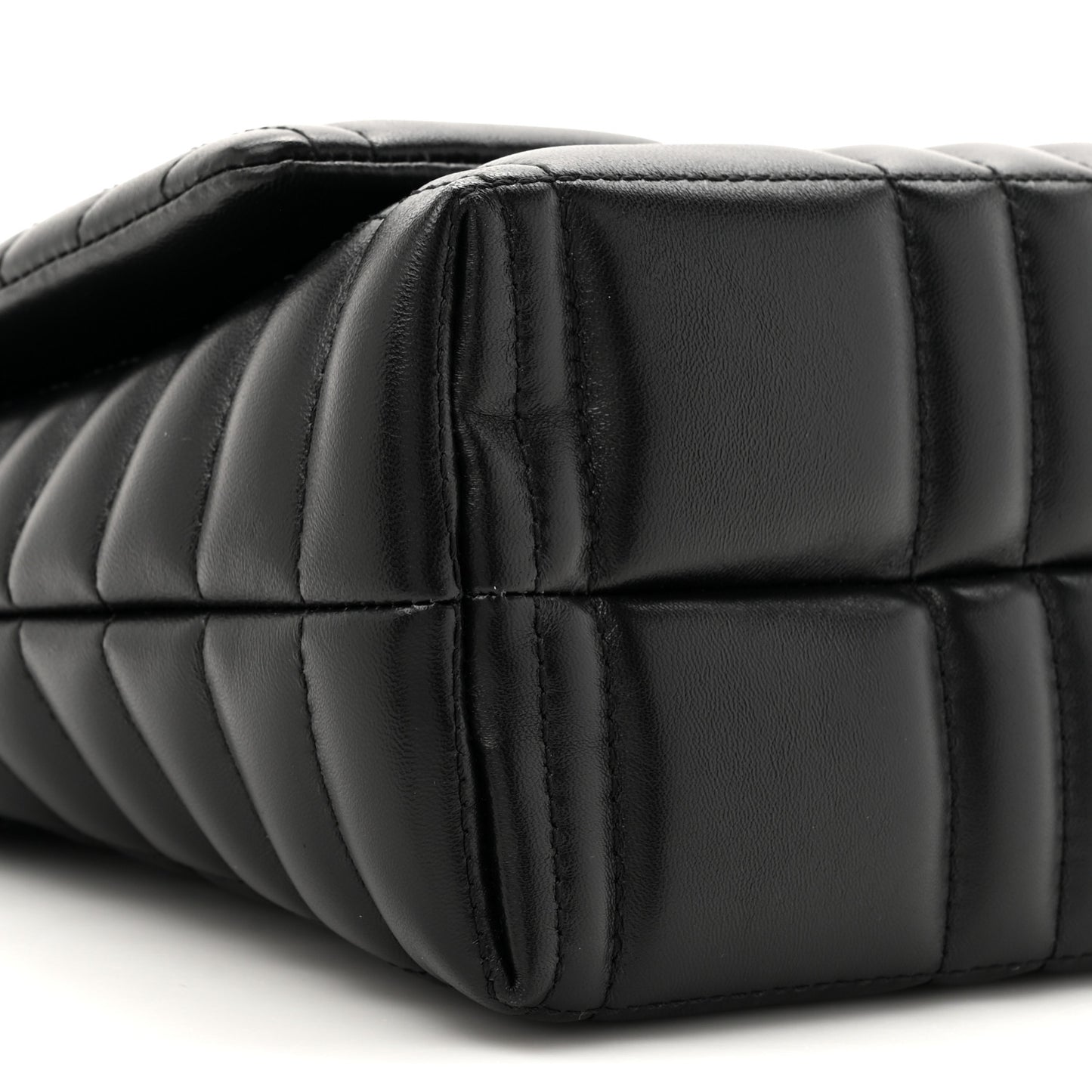 Lambskin Quilted Lola Small Satchel Black
