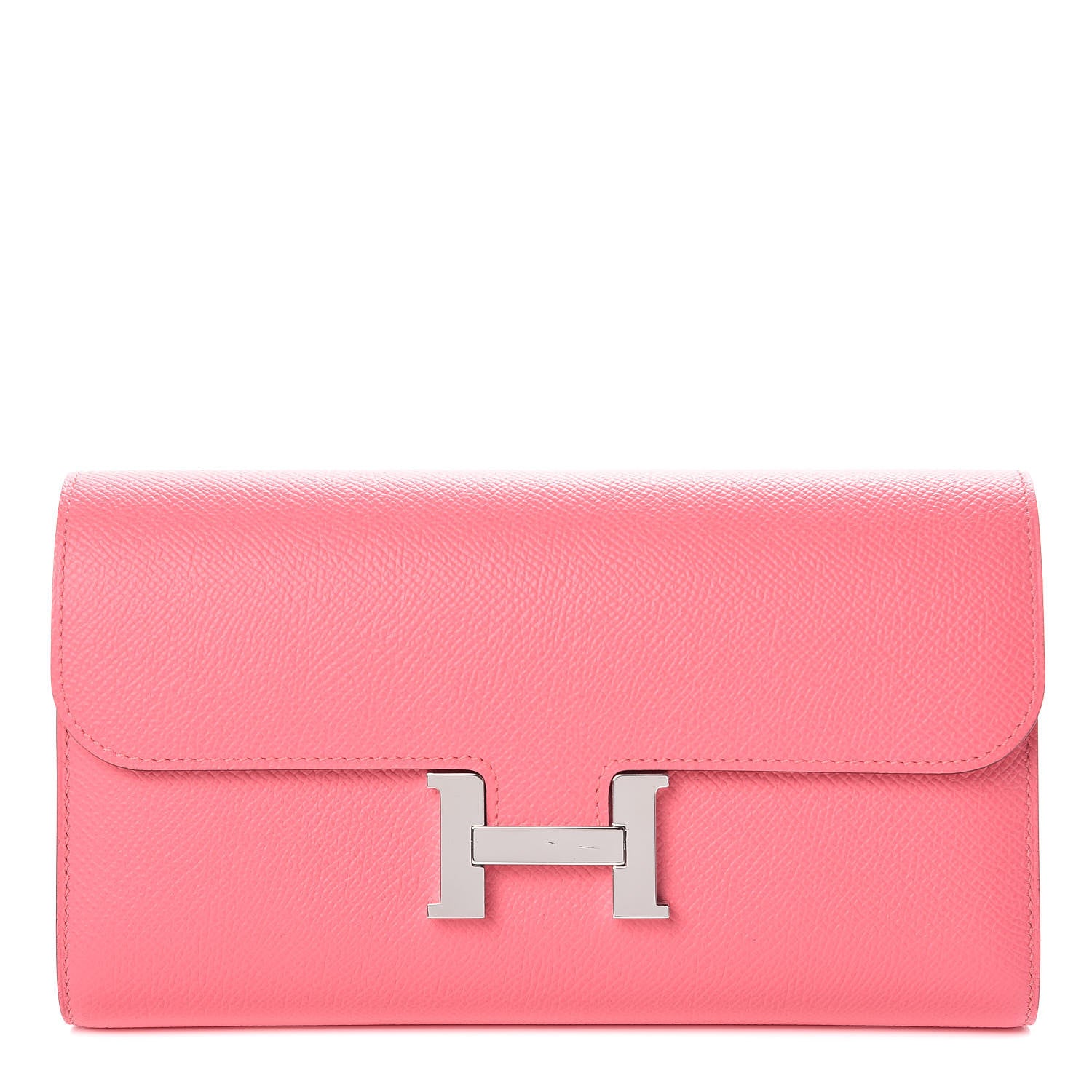 Hermes Epsom Constance Long Wallet Rose Azalee 1 of 11