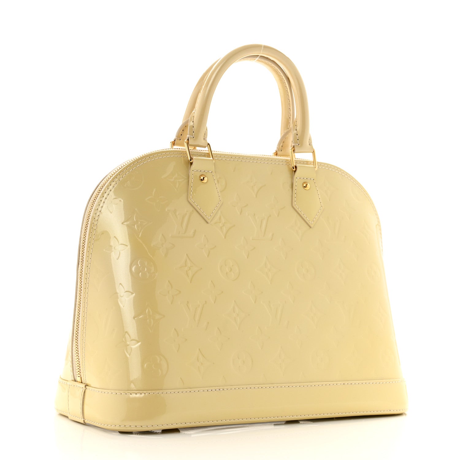 Louis Vuitton Vernis Alma PM Blanc Corail 3 of 12