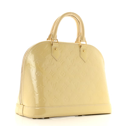 Louis Vuitton Vernis Alma PM Blanc Corail 3 of 12