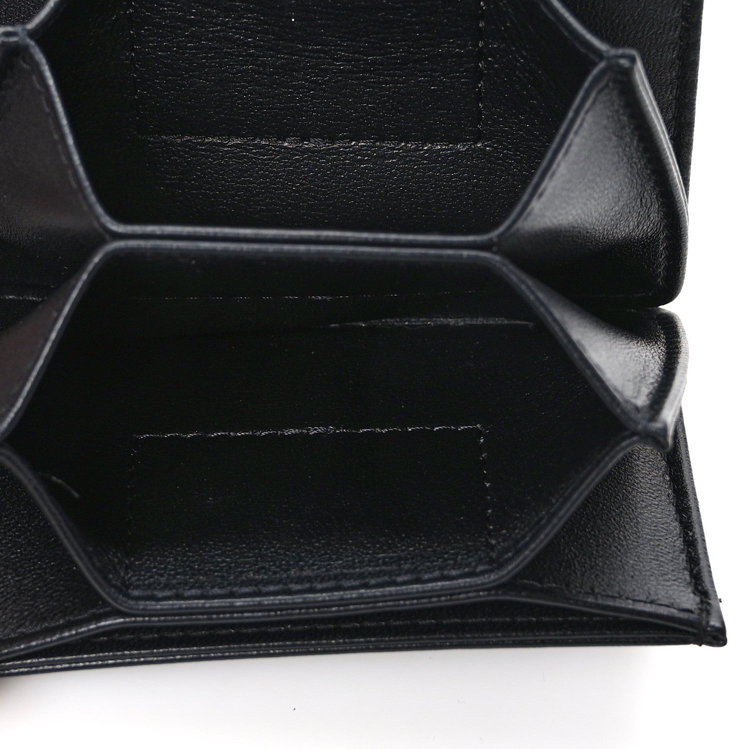 Chanel Lambskin Quilted Flap Card Holder With Cuff L Black 5 of 9
