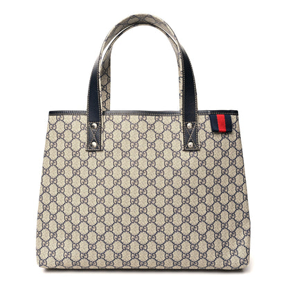 Gucci GG Plus Monogram Medium Signature Web Loop Tote Navy 1 of 9