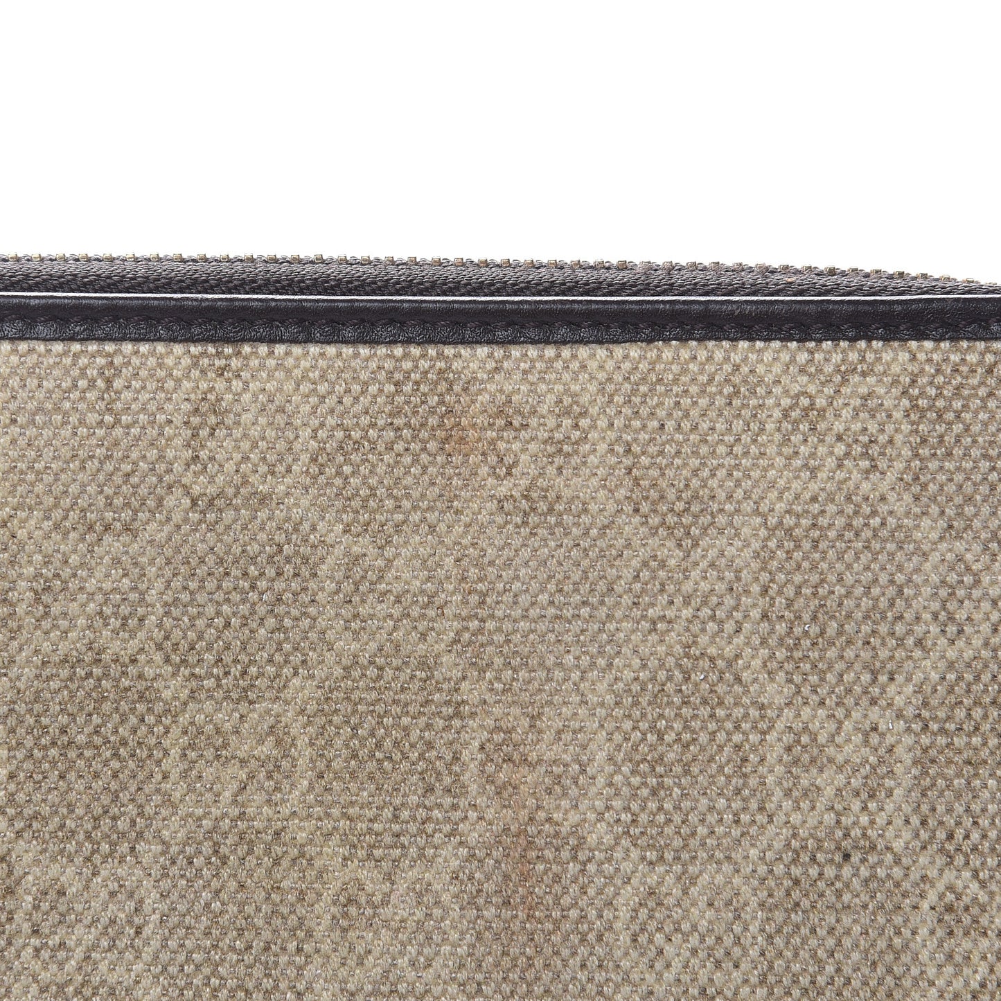 Monogram Zip Around Wallet Dark Brown