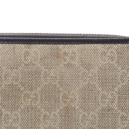 Gucci Monogram Zip Around Wallet Dark Brown 11 of 12