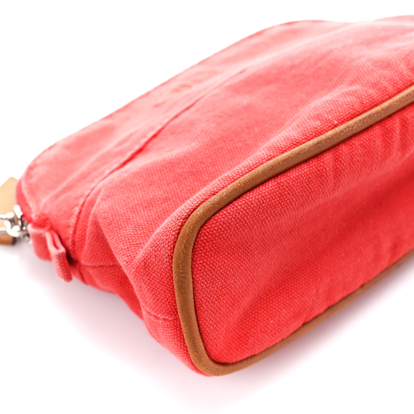 Cotton Bolide Travel Cosmetic Pouch Rouge