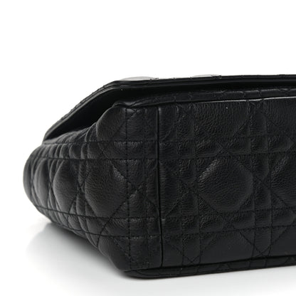 Christian Dior Grained Calfskin Cannage Large Caro Bag Black 9 of 13