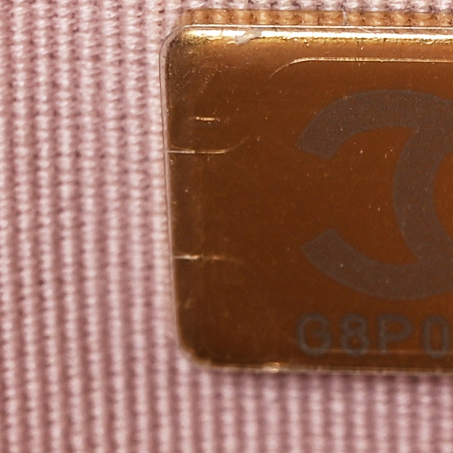 Chanel Shiny Lambskin Quilted Golden Links Wallet On Chain WOC Light Pink 8 of 11