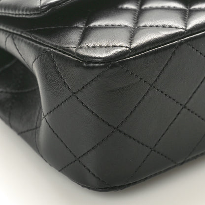 Chanel Lambskin Quilted Mini Top Handle Rectangular Flap Black 9 of 10