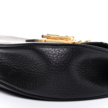 Chloe Grained Lambskin Mini Drew Shoulder Bag Black 12 of 13