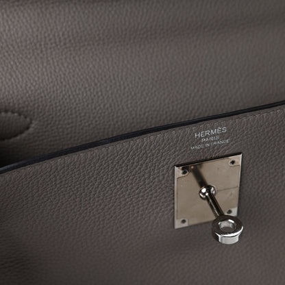 Hermes Togo Kelly Retourne 28 Gris Asphalte 12 of 13