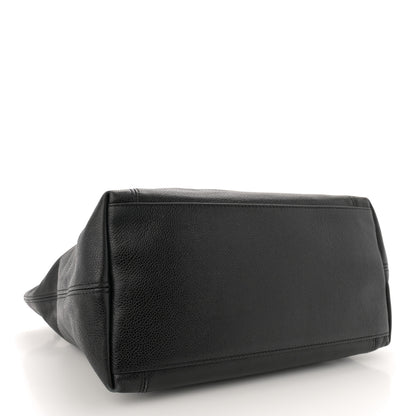 Chanel Caviar CC Shopper Tote Black 4 of 13