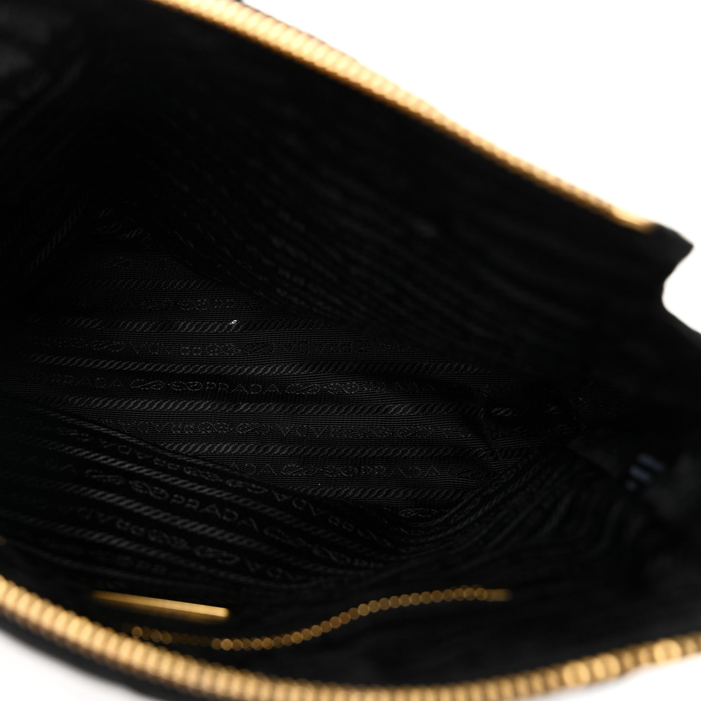 Re-Nylon Impuntu Quilted Re-Edition 1995 Chaine Small Tote Bag Black