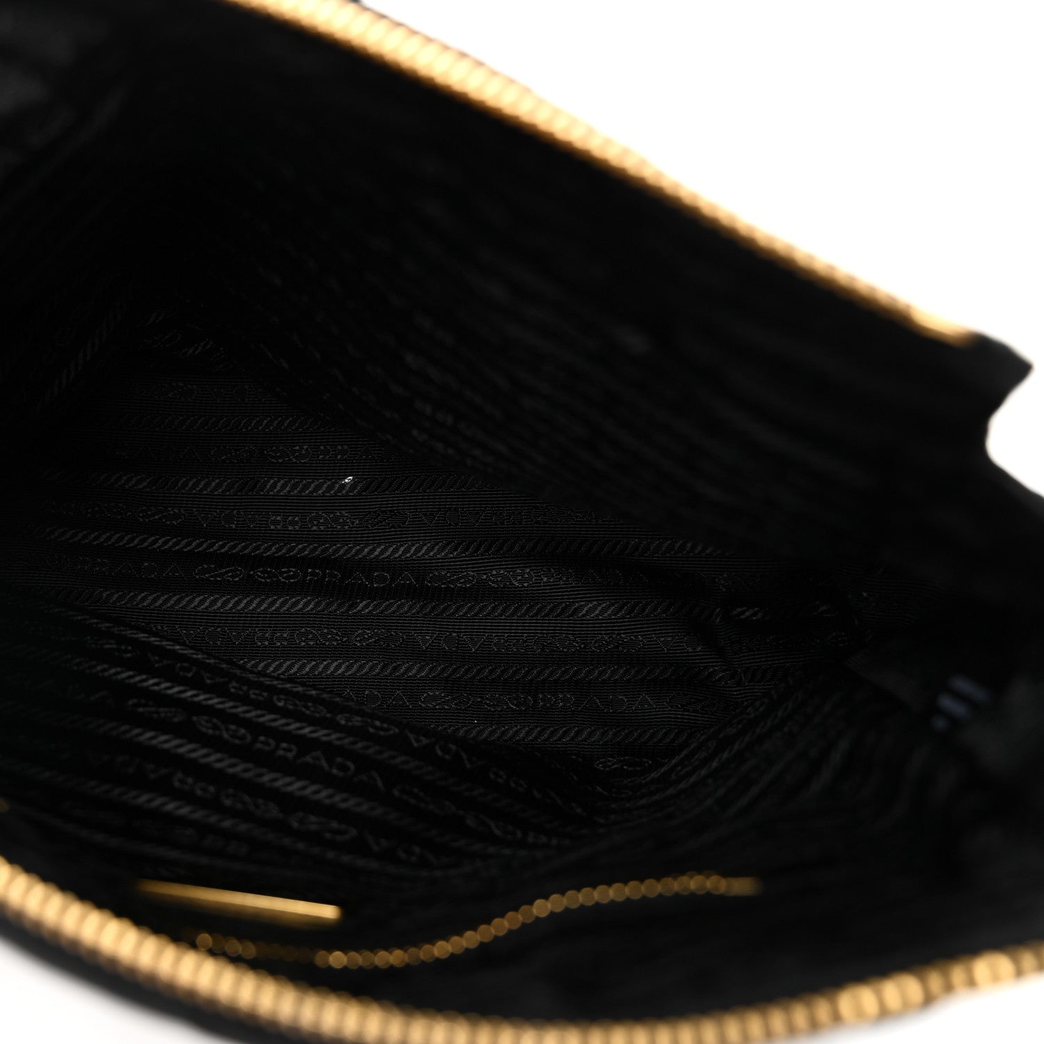 Prada Re-Nylon Impuntu Quilted Re-Edition 1995 Chaine Small Tote Bag Black 5 of 9