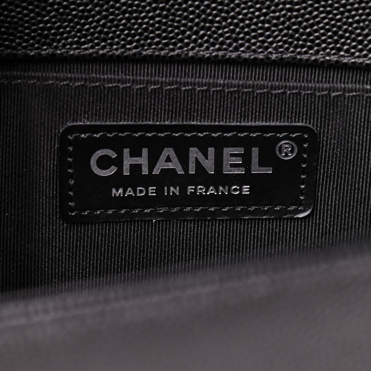 Chanel Caviar Quilted Medium Boy Flap Black 8 of 9