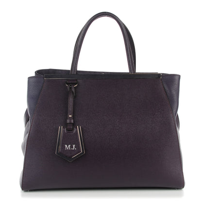 Fendi Vitello Elite Medium 2Jours Tote Amethyst 1 of 9