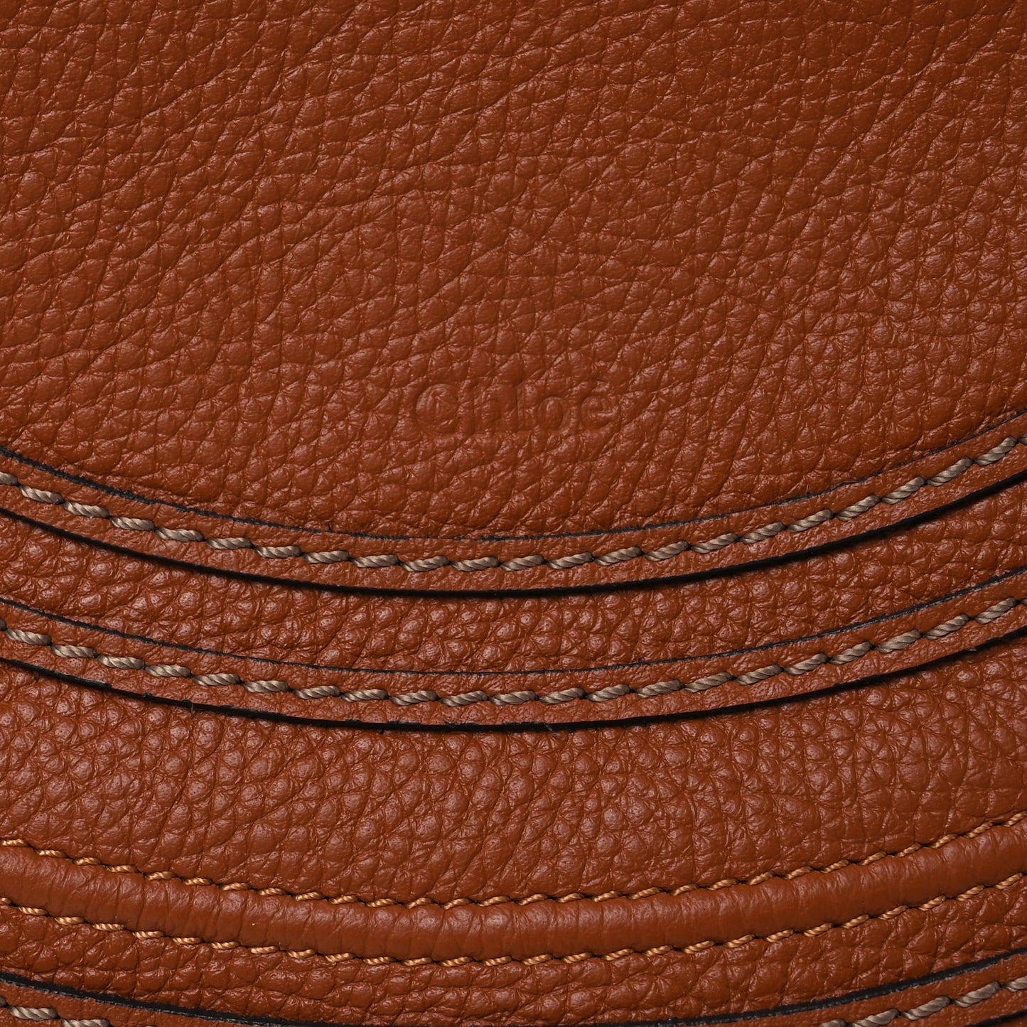 Calfskin Medium Marcie Round Crossbody Bag Tan