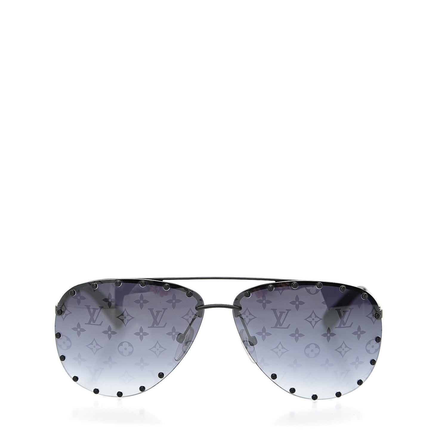 Monogram The Party Aviator Sunglasses Z0971U Black