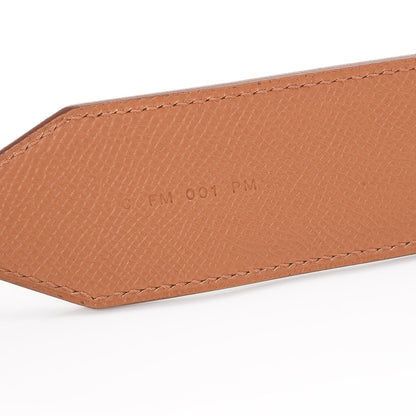 Hermes Epsom 40mm Tressage Shoulder Strap Rouge H Craie Gold 6 of 7