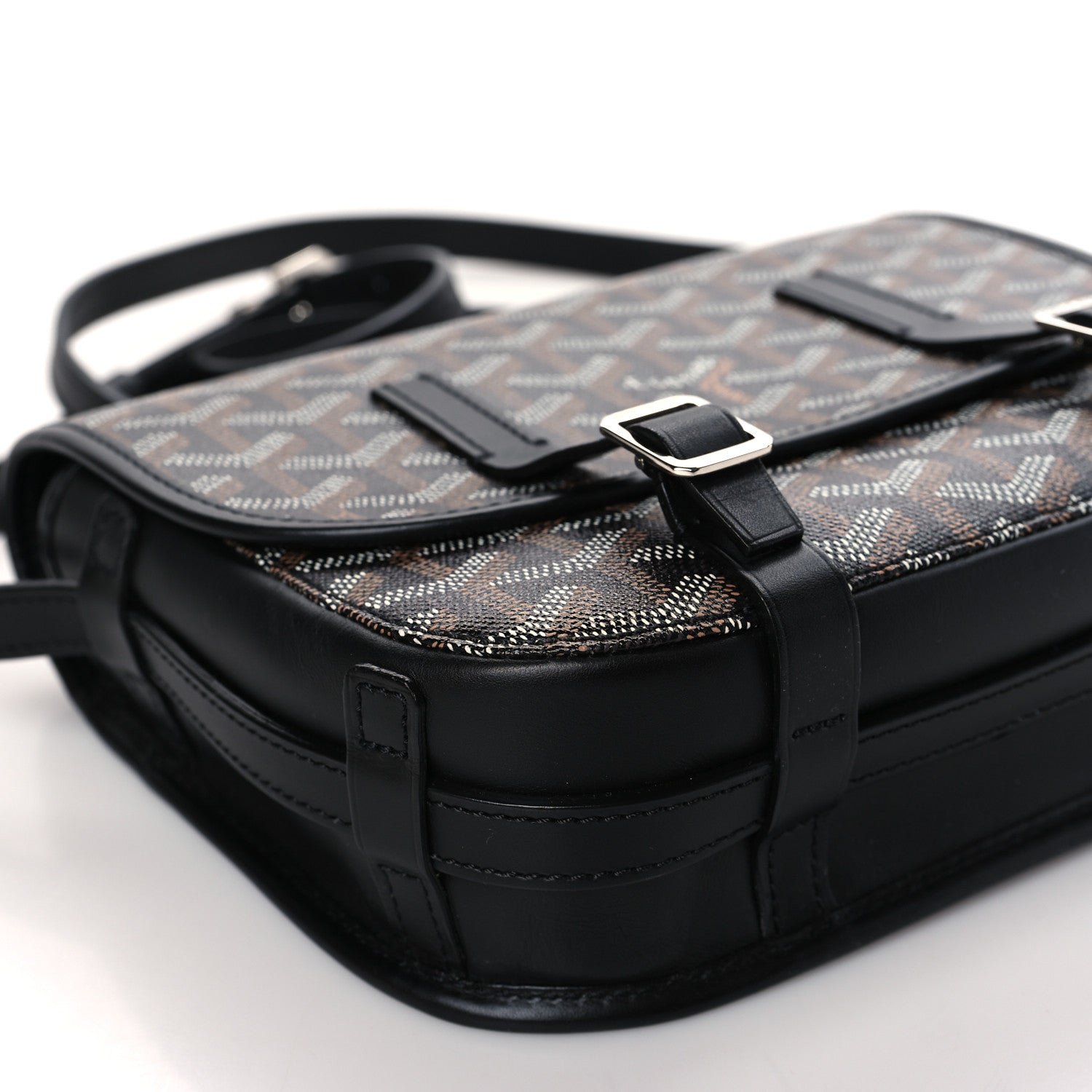 Goyard Goyardine Belvedere PM Messenger Bag Black 7 of 8