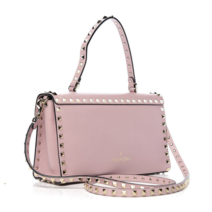 Valentino Garavani Vitello Small Rockstud Single Handle Flap Bag Cipria 2 of 10