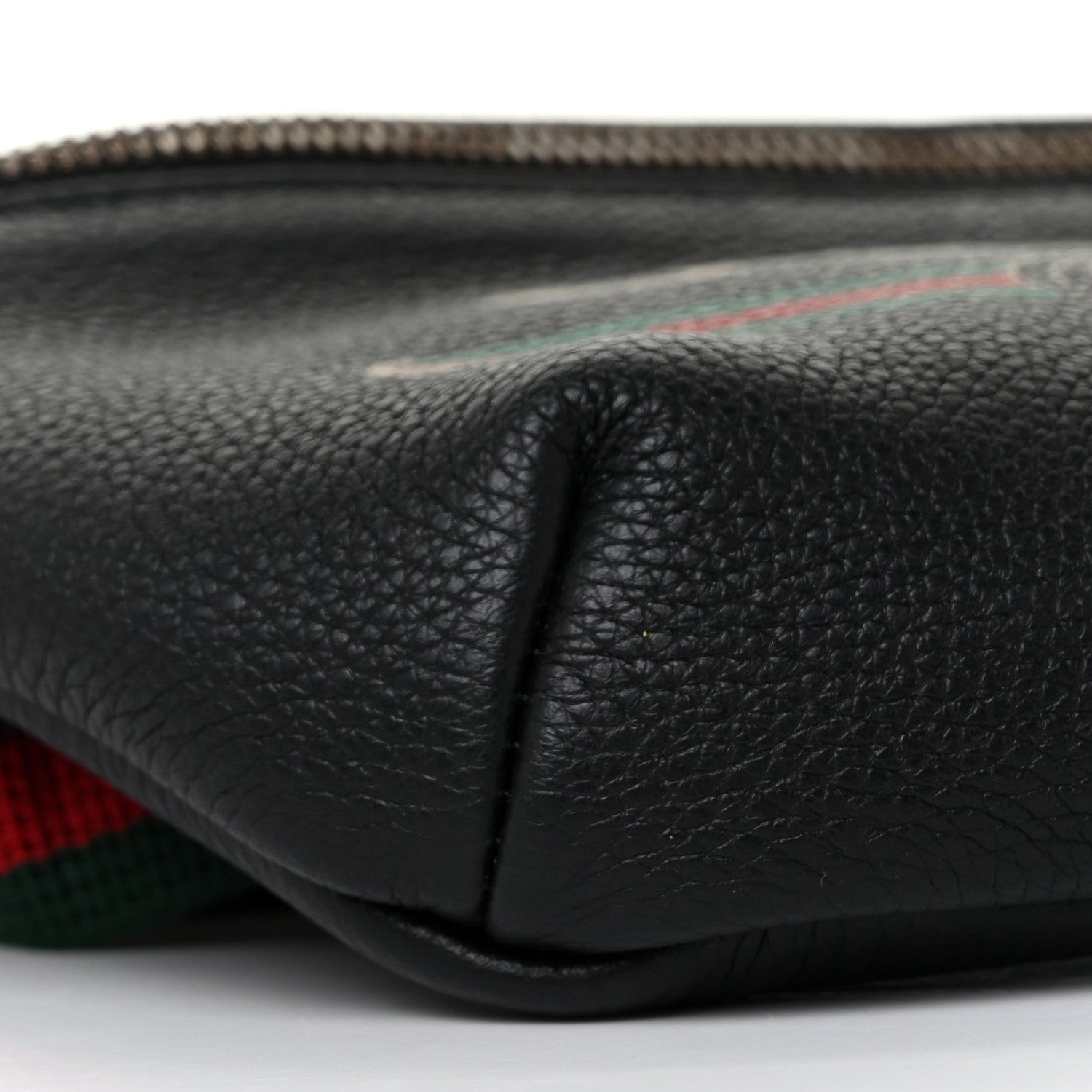 Gucci Grained Calfskin Small Logo Belt Bag Black 8 of 8