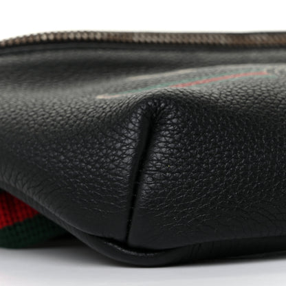 Gucci Grained Calfskin Small Logo Belt Bag Black 8 of 8
