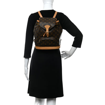 Louis Vuitton Monogram Montsouris MM Backpack 2 of 9