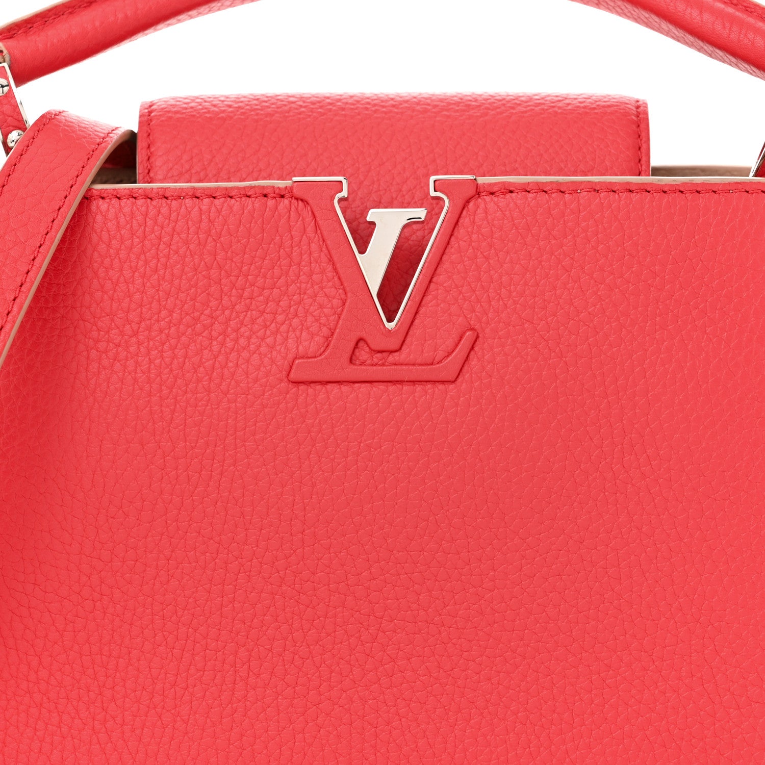 Louis Vuitton Taurillon Capucines BB Rose Litchi 7 of 9