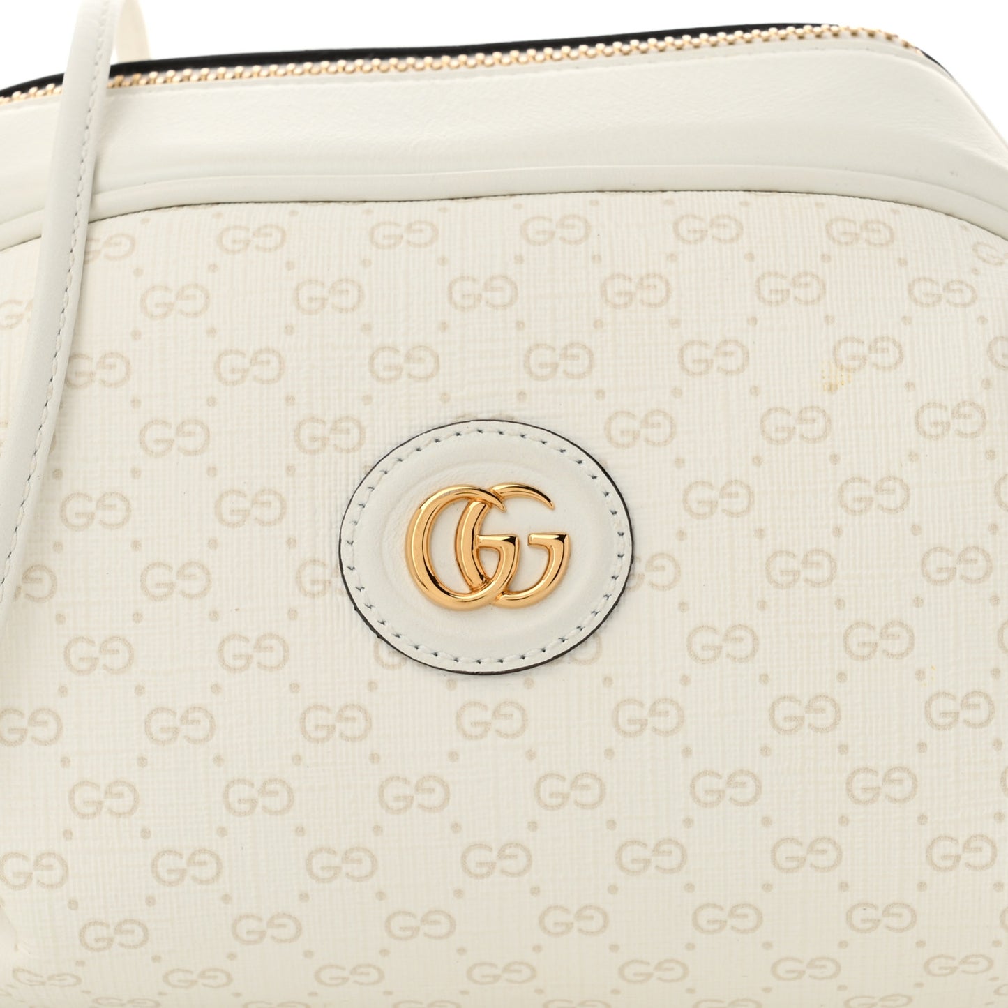 Mini Vintage GG Supreme Monogram GG New Candy Crossbody Great White