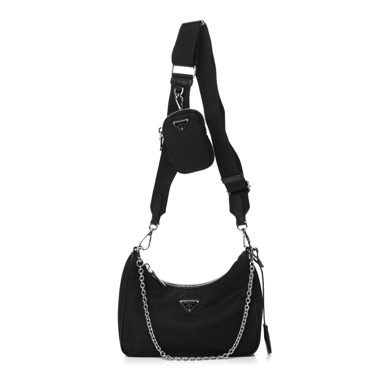 Nylon Re-Edition 2005 Shoulder Bag Black