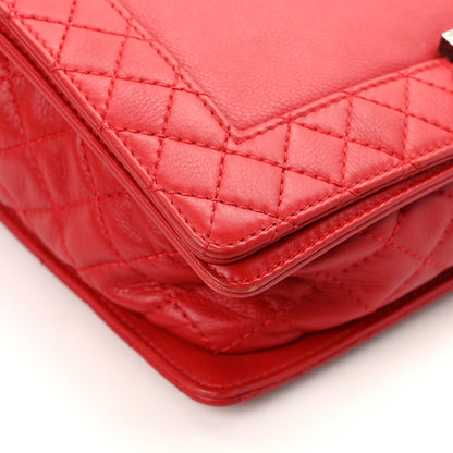 Chanel Calfskin New Medium Boy Reverso Flap Red 12 of 14