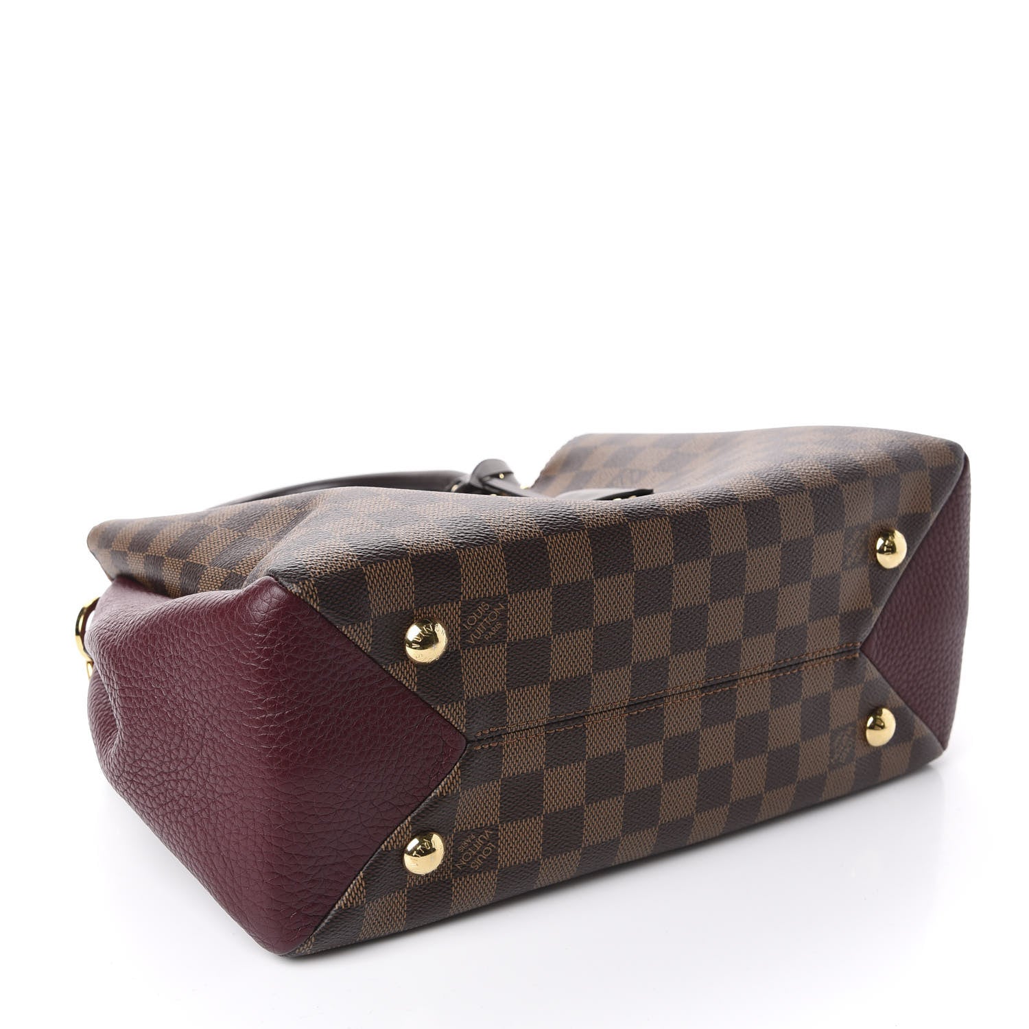 Louis Vuitton Damier Ebene Cuir Taurillon Brittany Bordeaux 4 of 9