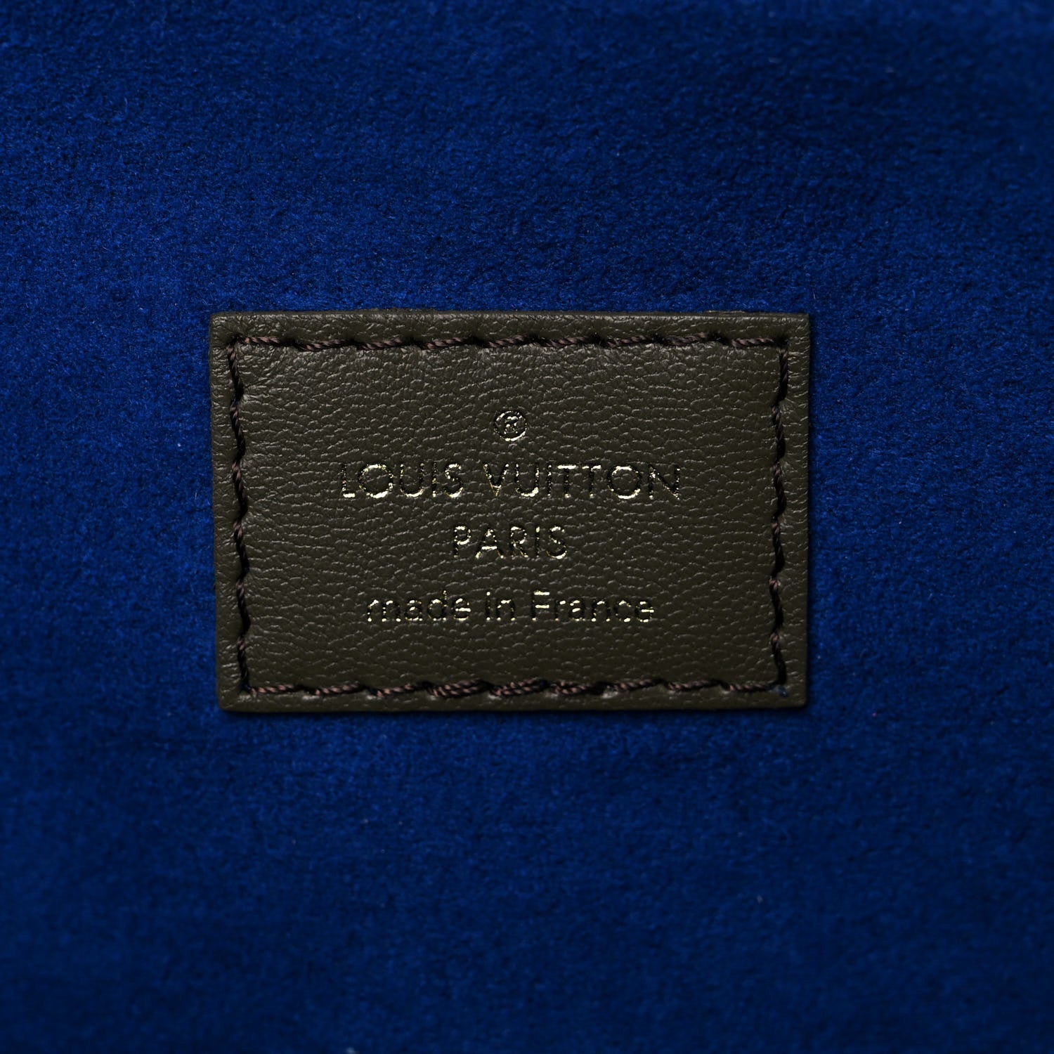 Louis Vuitton Lambskin Embossed Monogram Coussin MM Khaki 6 of 8