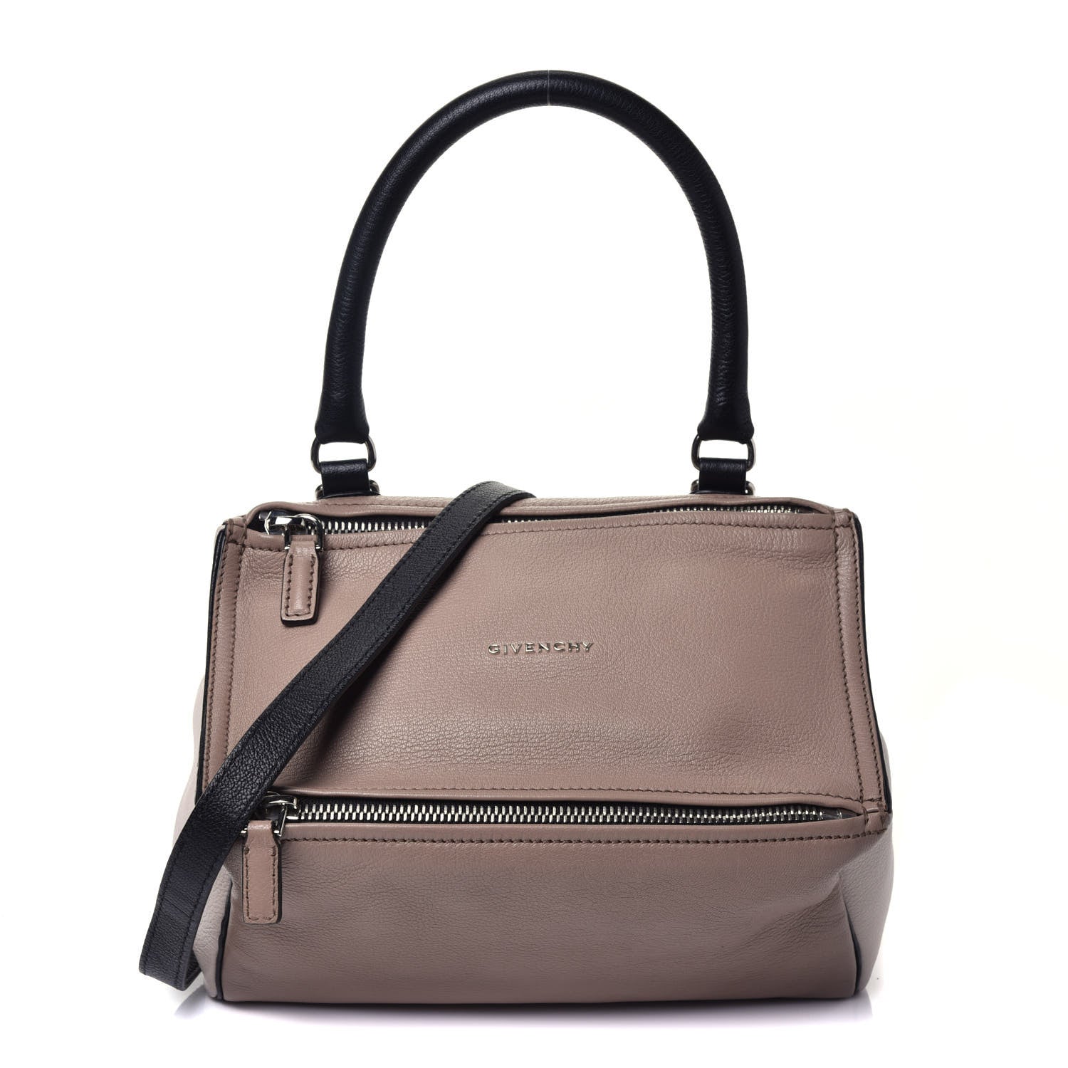 Givenchy Sugar Goatskin Small Bi-Color Pandora Natural 2 of 19