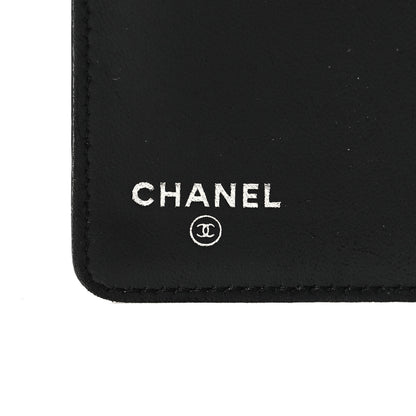 Chanel Patent Calfskin Lucky Symbols Yen Wallet Black 7 of 9