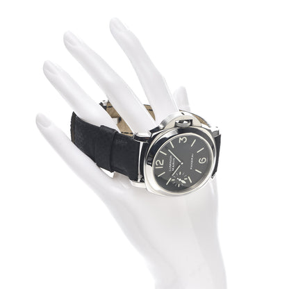 Panerai Stainless Steel Alligator 44mm Luminor Marina Manual Winding Watch Black PAM00463 2 of 5
