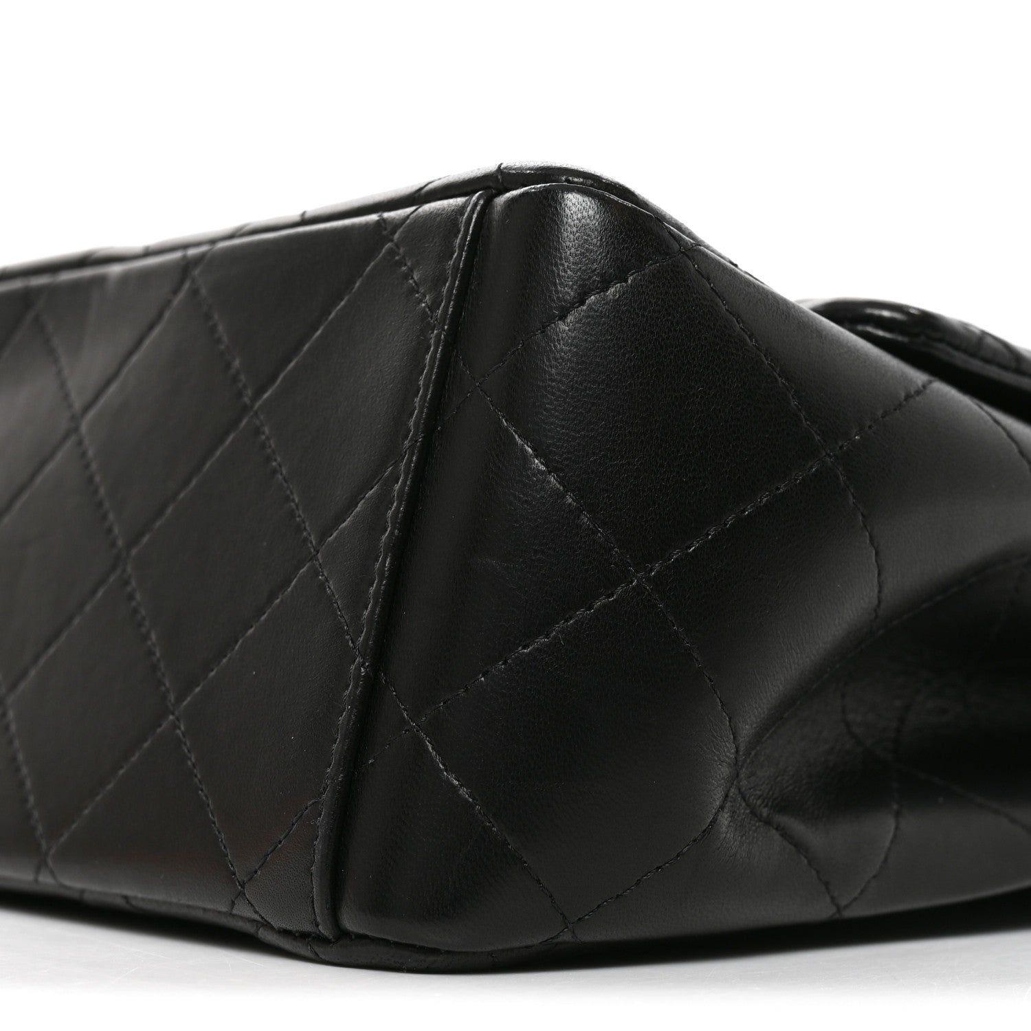 Chanel Lambskin Quilted Maxi Double Flap Black 10 of 10