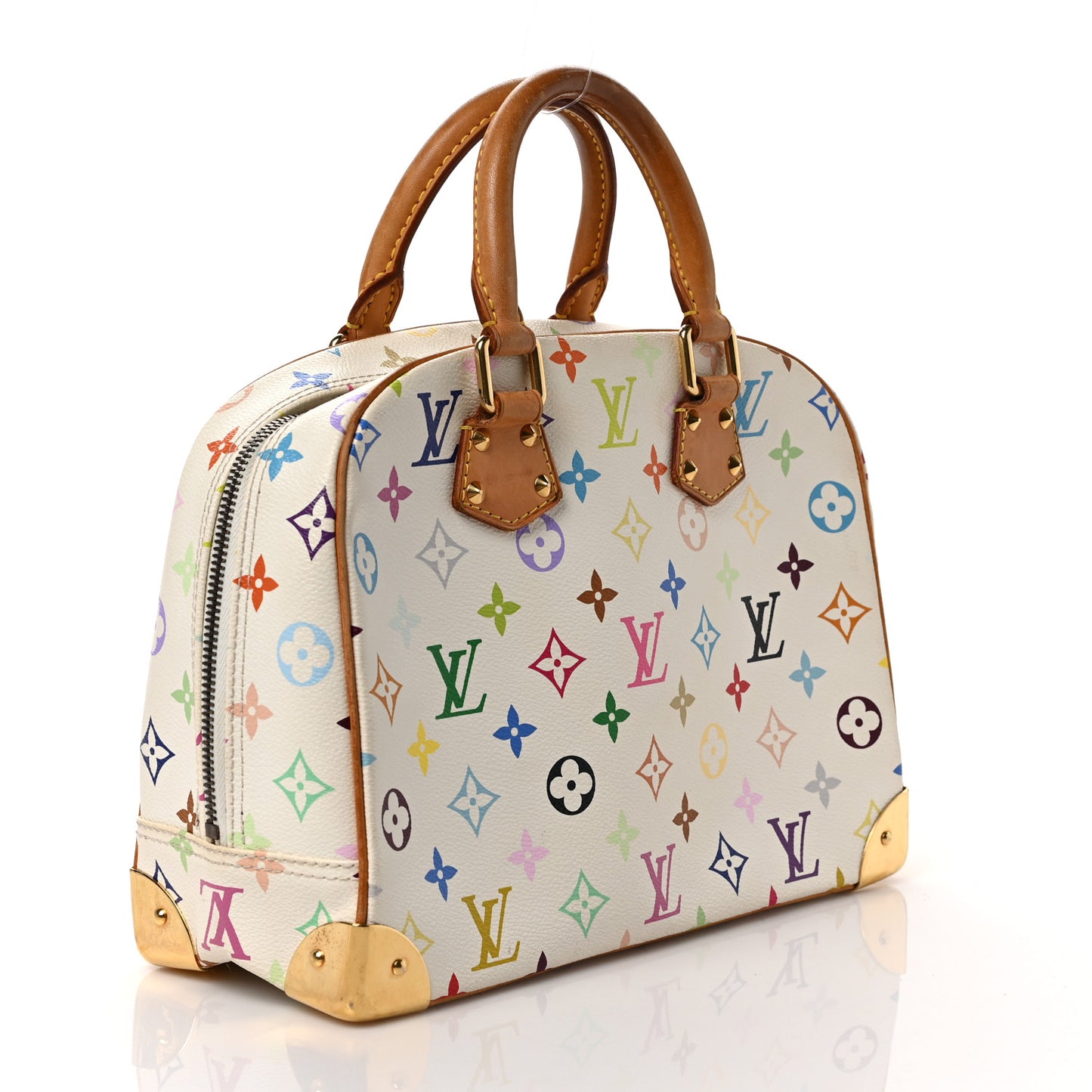 Monogram Multicolor Trouville White