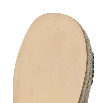 Hermes Calfskin Mens Antigua Espadrille Sandals 45 Bleu Indigo 12 of 14