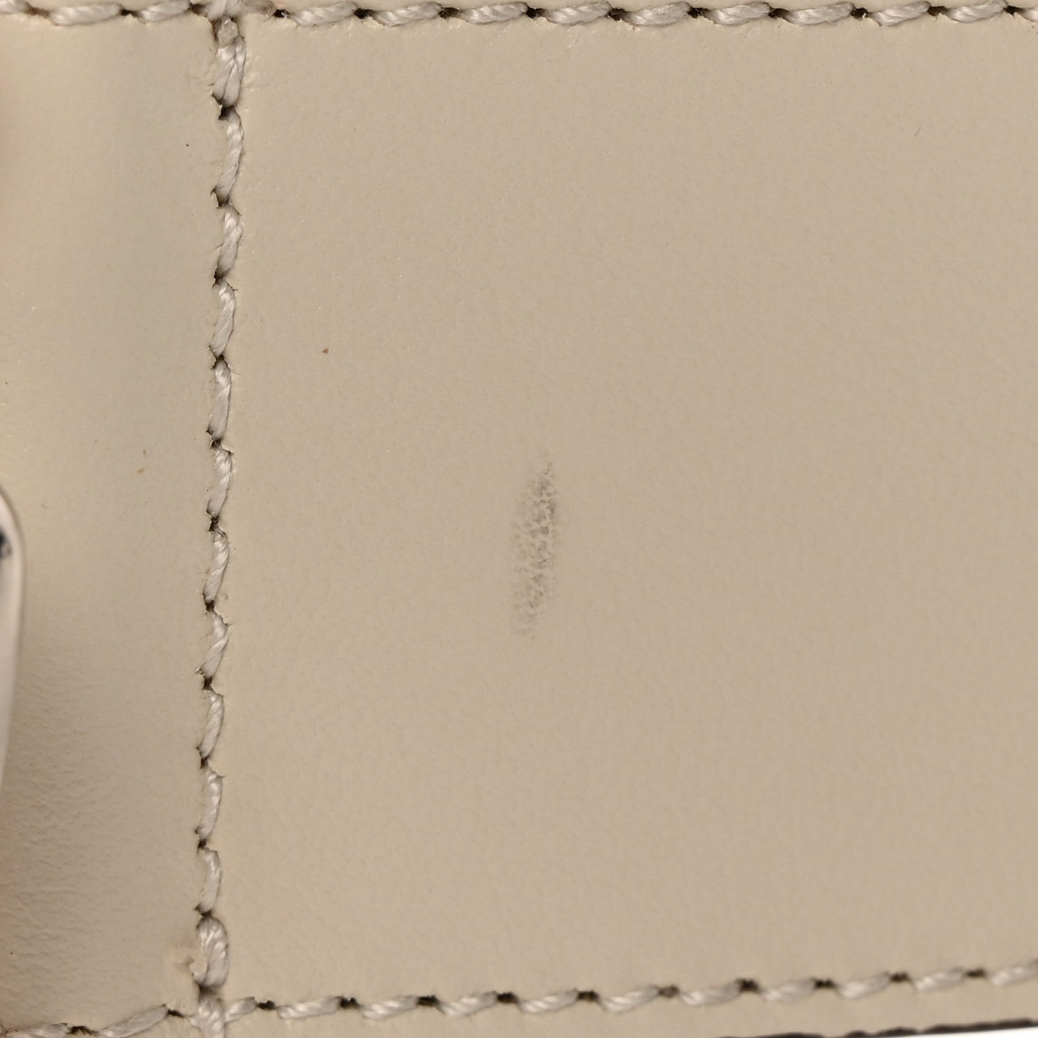 Gucci Plutone Calfskin Palladium Double G 40mm Belt 85 34 Mystic White 10 of 10