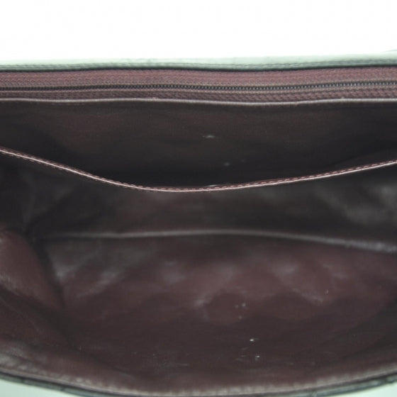 Lambskin Quilted Maxi Flap Black