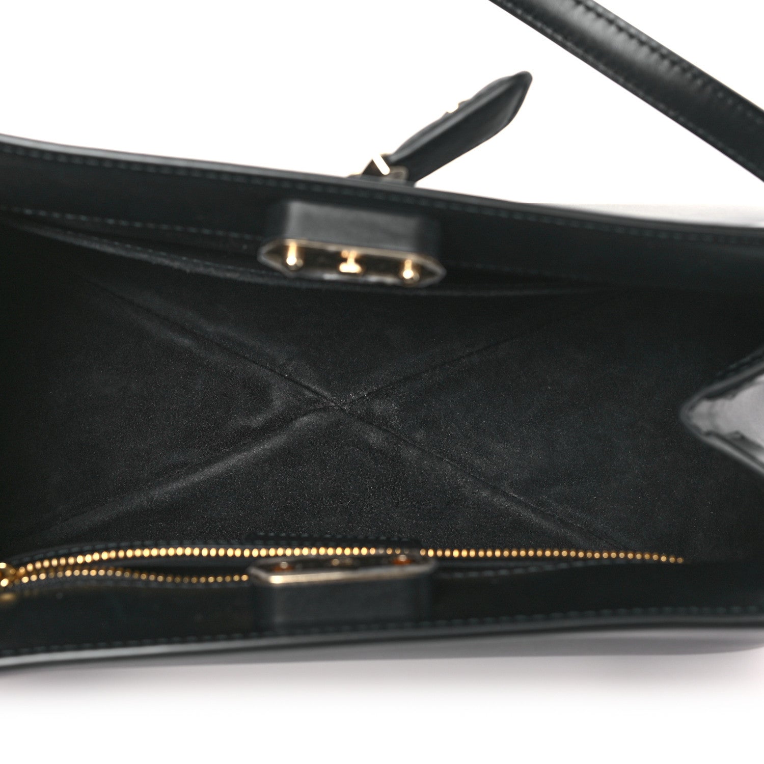 Christian Dior Calfskin Medium Key Shoulder Bag Black 5 of 10